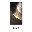 Axyaa Mountain Porcelain LED Wall Lamp for Home Decor