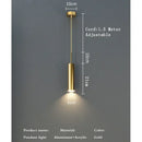 Axyaa Nordic Gold LED Pendant Chandeliers for Bedroom Living Room Dining Room