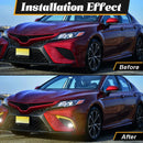 Axyaa LED Fog Lamps Toyota Camry SE XSE 2018-2020: DRL, Daytime Running Lights, Turn Signal