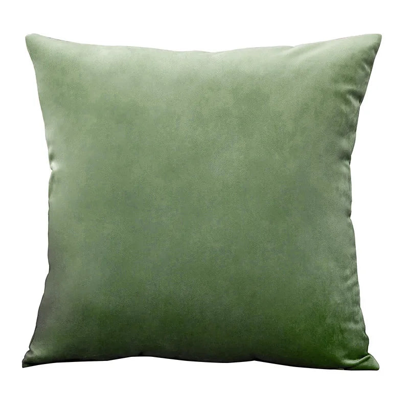 Axyaa Velvet Cushion Cover Set - Vibrant Decorative Throw Pillow Case for Living Room