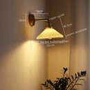 Axyaa Ceramic Copper LED Wall Lamp Nordic Modern Wandlamp Applique Da Parete