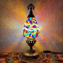 Axyaa Turkish Mosaic Table Lamp Vintage Art Deco Glass Bed Night Light