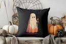 Axyaa Cute Ghost Pumpkin Halloween Pillow Cover