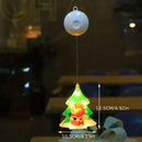 Christmas LED Suction Cup Lamp Decor: Axyaa Creative Curtain Set for Tree Decor