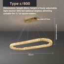 Axyaa Gold Crystal Chandelier for Bedroom Dining Living Room