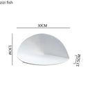 Axya Ceramic Dinner Plate Set - Stylish Restaurant Tableware for Desserts, Pasta, and Sushi