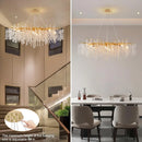 Axyaa Tree Branch Crystal Chandelier for Dining Living Bedroom
