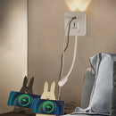 Axyaa Rotating Wall Lamp with USB Port for Bedside, Study, and Decor