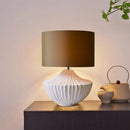 Axyaa Retro Ceramic Floor Lamp Jar Design LED Light Living Room Decor