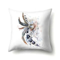 Axyaa Boho Indian Feather Dreamcatcher Pillow Cushion Cover for Home Decor