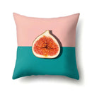 Axyaa Fresh Summer Fruit Printed Cushion Cover for Home Sofa 45x45cm