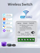 Axyaa Smart WiFi Switch 2-Way Control Panel with RF433MHz Wireless & Voice Control