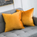 Axyaa Halloween Velvet Throw Pillow Cover Set - Various Sizes & Designs