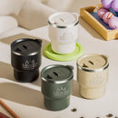 Axyaa 304 Stainless Steel Coffee Cup with Lid, Double-Layer Anti-Scalding Travel Mug