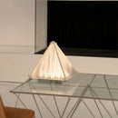 Axyaa Nordic Pyramid Table Lamp: Modern Art Desk Lamp for Living Room Bedroom