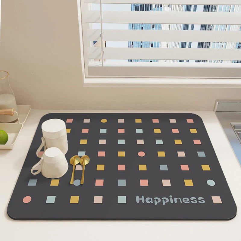 Axyaa Diatomite Drying Mat for Kitchen Sink & Bathroom Counter