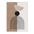 Axyaa Geometric Abstract Canvas Print Wall Art for Modern Home Decor