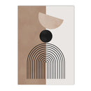 Axyaa Geometric Abstract Canvas Print Wall Art for Modern Home Decor