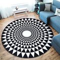 Ethnic Mandala Round Carpet for Living Room Decor by Axyaa