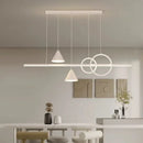 Axyaa Modern Minimalist LED Pendant Chandelier for Home Decor Lighting