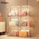 Axyaa Acrylic Magnetic Storage Box Set - Transparent, Dustproof, Multi-Compartment