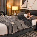 Axyaa Plush Triple-Layered Warm Blanket for Autumn/Winter