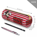 Axyaa Mickey Mouse & Minnie Leather Pencil Case: Big Capacity Office & Cosmetic Holder