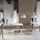 Axyaa Adjustable LED Chandeliers: Modern Minimalist Pendant Light for Dining Table or Kitchen Island