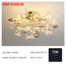 Axyaa Gingko Leaf Ceiling Lamp | Post-modern Designer LED Fixture for Home & Hotel