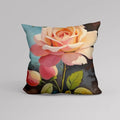 Axyaa Flower Pot Pattern Pillow Cover for Luxury Home Decor