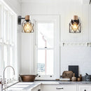 Axya Industrial Vintage Wire Cage Wall Sconces for Living Room Restaurant Home Decor
