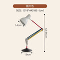 Axyaa Rocker Arm Adjustable LED Table Lamp Colorful Industrial Desk Light
