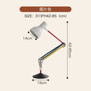 Axyaa Rocker Arm Adjustable LED Table Lamp Colorful Industrial Desk Light
