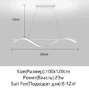 Axyaa Modern LED Pendant Lights for Dining Room Kitchen Living Room Bar