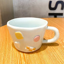 Axyaa Macaron Color Coffee Mug - 400ML Cute Ceramic Cup
