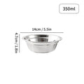 Axyaa Stainless Steel Salad Bowls | Large Capacity Food Containers | Kitchen Tableware