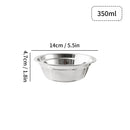 Axyaa Stainless Steel Salad Bowls | Large Capacity Food Containers | Kitchen Tableware