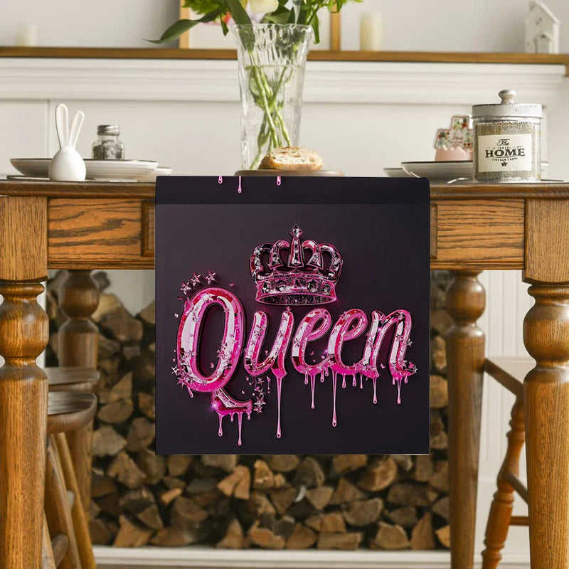 Axyaa Crown Table Runner for Home Dining Decor