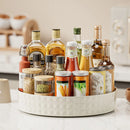Axyaa 360° Spice Rack & Bathroom Cosmetic Tray - Kitchen Bedroom Storage Solution
