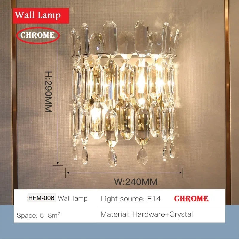 Axyaa Round Crystal LED Chandelier for Modern Living Room & Kitchen