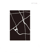 Axyaa Plush Black White Lines Carpet: Modern Luxury Room Decor Rug