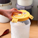 Axyaa Plastic Food Storage Box Handle Sealed Coffee Sugar Container