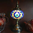 Axyaa Turkish Mosaic Table Lamp Material Package Handmade Glass Night Light Design Gift
