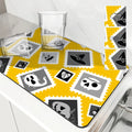 Axyaa Halloween Pumpkin Skull Drying Mat: Non-Slip Absorbent Tableware Mat for Kitchen Counter