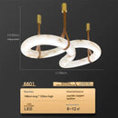 Axyaa Marble Chandelier: Spanish Marble Pendant Lights for Kitchen, Living Room, Loft