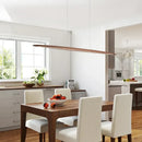 Axyaa Wooden LED Pendant Light for Kitchen Island Office Bar Dining Room