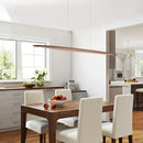 Axyaa LED Wooden Pendant Light for Kitchen Office Bar Dining Room