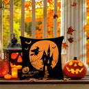 Axyaa Halloween Skull Pumpkin Pillowcase 45x45 - Decorative Cushion Cover