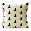 Axyaa Geometric Lines Monochrome Pattern Pillowcase for Stylish Décor