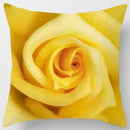Axyaa Rose Series Yellow Pink Flowers Pillowcase Home Decor